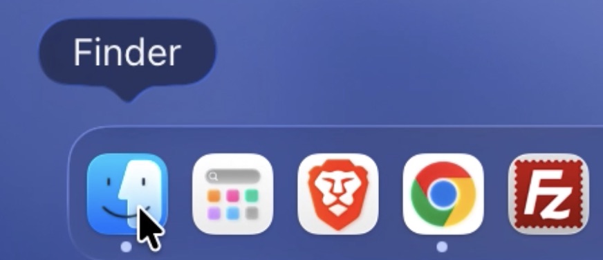 Finderからユーティリティ